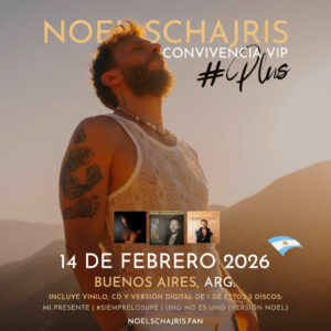 Meet and Greet con Noel Schajris de Sin Bandera, Argentina 14 de Febrero 2026, Buenos Aires, Argentina