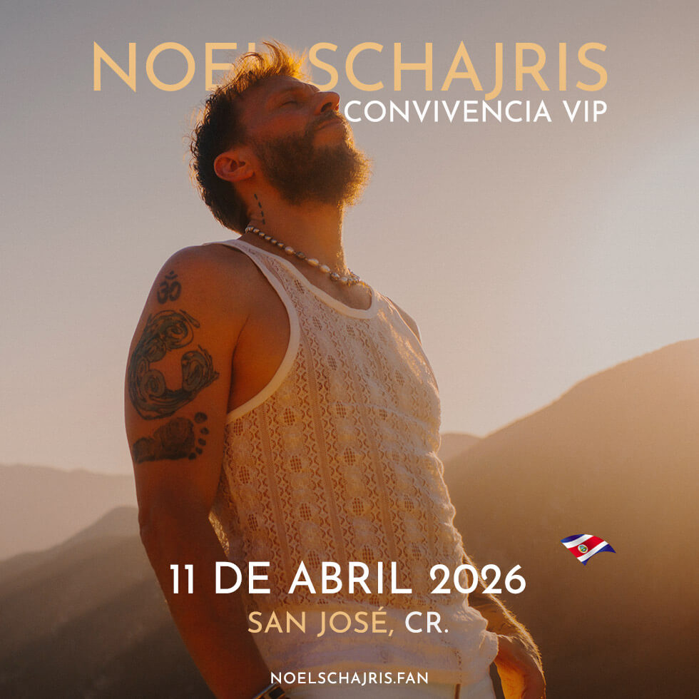 Convivencia VIP 11 de Abril 2026 San José 1 Meet and Greet, Convive con Noel Schajris de Sin Bandera, 11 de Abril 2026, San José, Costa Rica