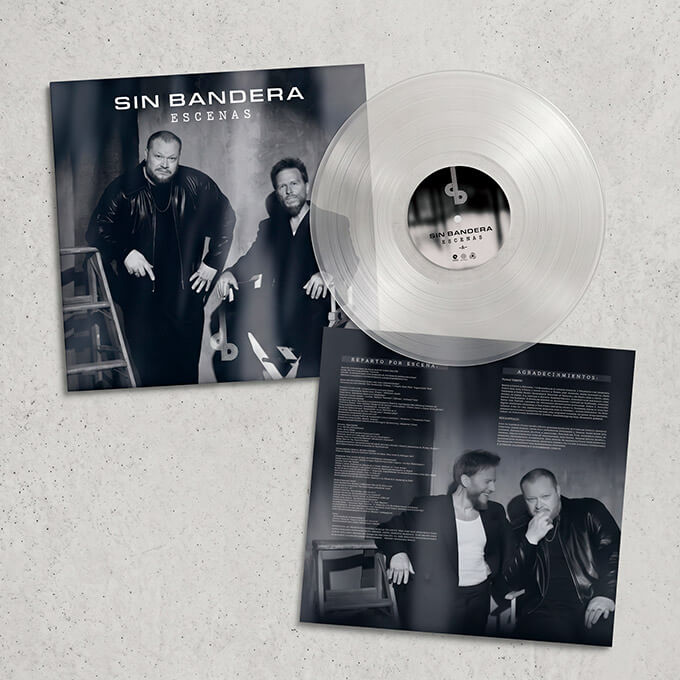 Vinilo Escenas Sin Bandera DP Special Edition 3 ¡Disponible Ahora!, Vinilo Escenas Sin Bandera Edición Dynamo Art Transparente
